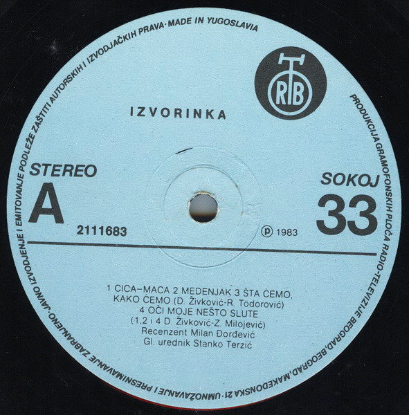 Izvorinka Milošević : Cica-Maca (LP, Album)