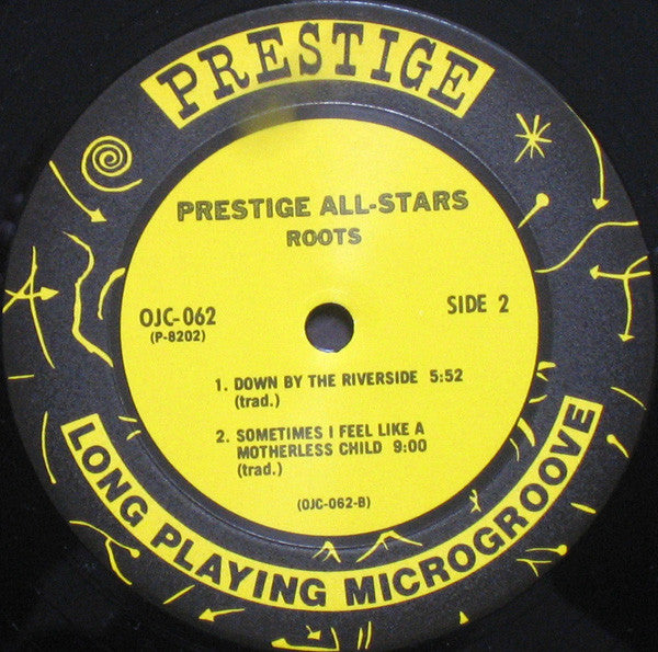 The Prestige All Stars : Roots (LP, Album, RE)