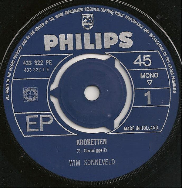 Wim Sonneveld : Kroketten (7", EP, Mono)