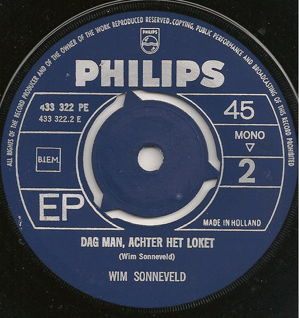 Wim Sonneveld : Kroketten (7", EP, Mono)