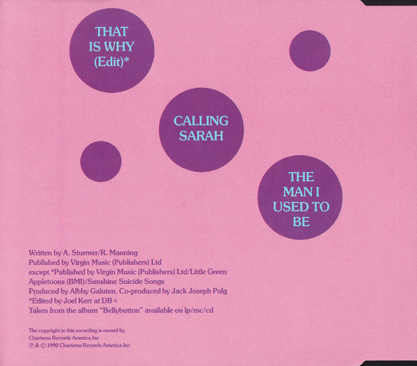 Jellyfish (2) : That Is Why (CD, Single)