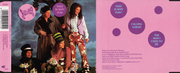 Jellyfish (2) : That Is Why (CD, Single)