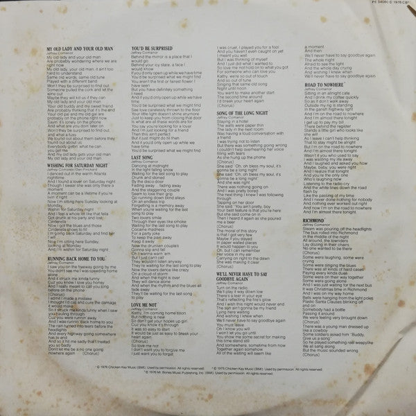 Jeffrey Comanor : A Rumor In His Own Time (LP)