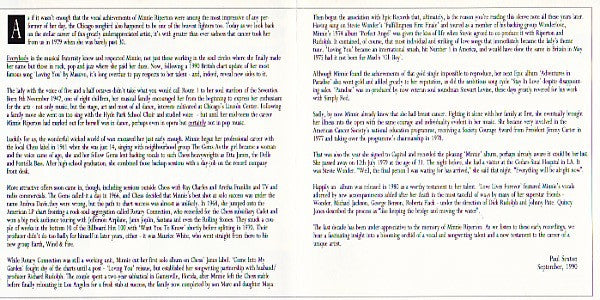 Minnie Riperton : Only When I'm Dreaming (CD, Album)