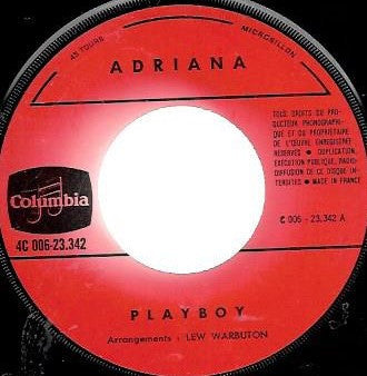Adriana (11) : Playboy (7", Single)