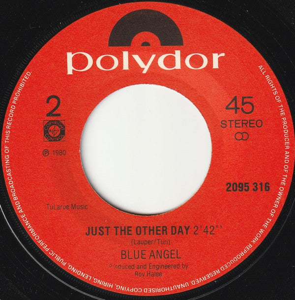 Blue Angel (3) : I'm Gonna Be Strong (7")