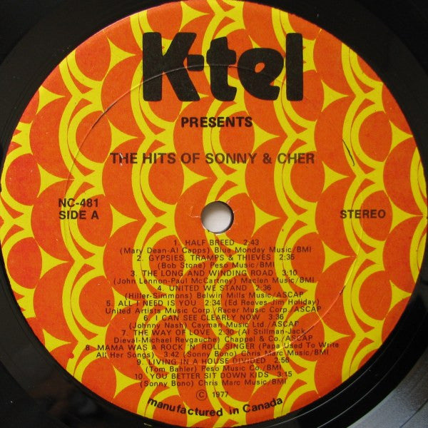 Sonny & Cher : The Hits Of Sonny & Cher (LP, Comp)
