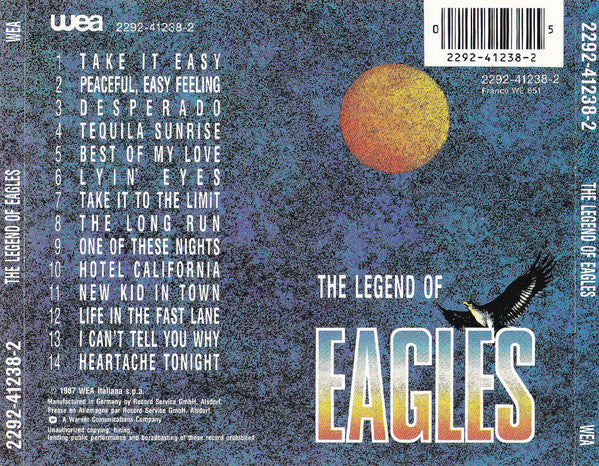 Eagles : The Legend Of (CD, Comp, RE)