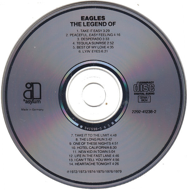 Eagles : The Legend Of (CD, Comp, RE)