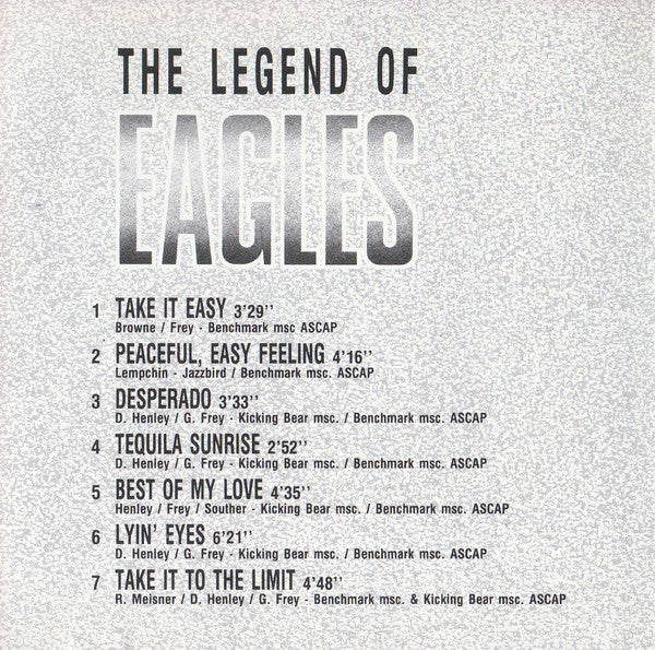 Eagles : The Legend Of (CD, Comp, RE)
