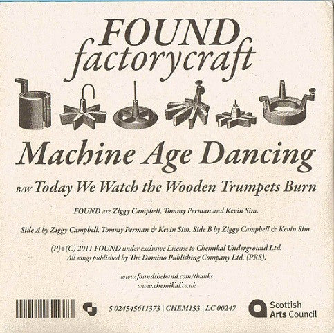 Found : Machine Age Dancing (7", Ltd)