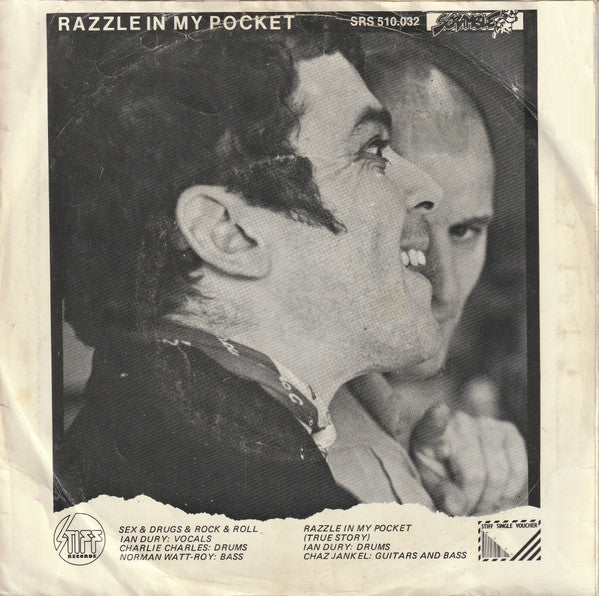 Ian Dury : Sex & Drugs & Rock & Roll (7", Single)