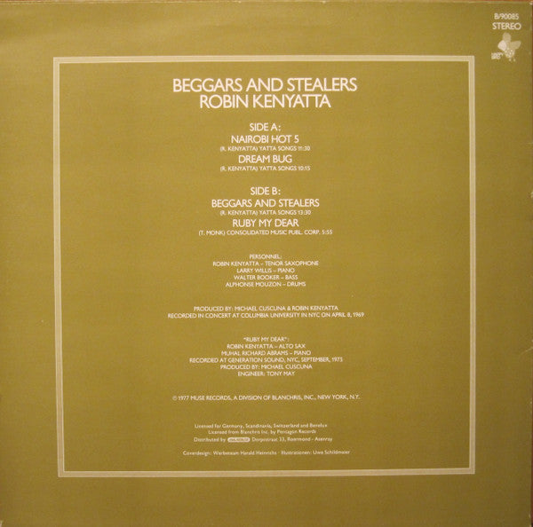 Robin Kenyatta : Beggars And Stealers (LP, Album, RE)