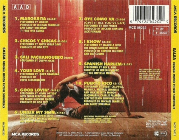 Various : Salsa: Original Motion Picture Soundtrack (CD, Album, Comp, RE)