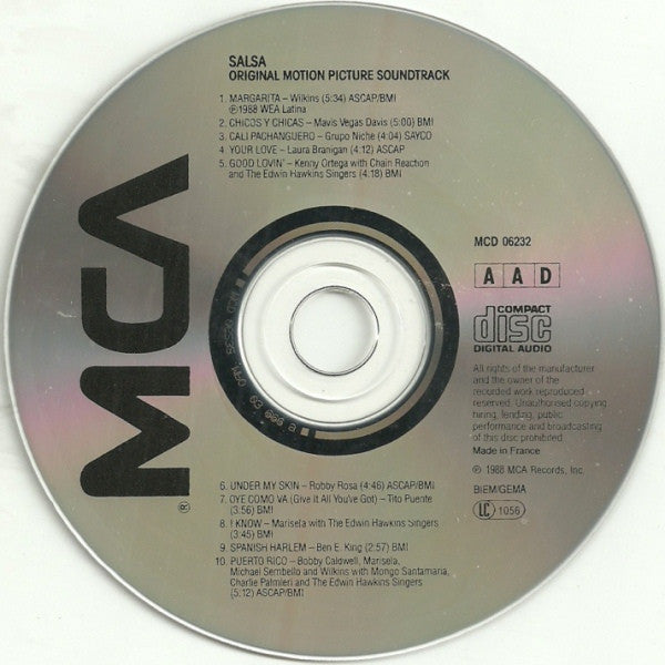 Various : Salsa: Original Motion Picture Soundtrack (CD, Album, Comp, RE)