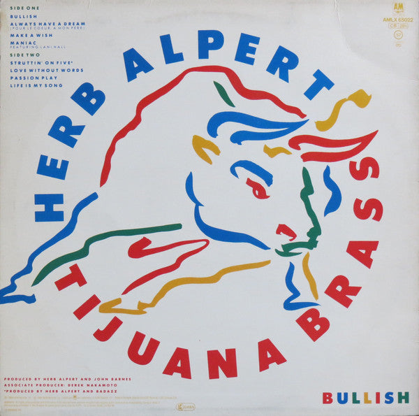 Herb Alpert & The Tijuana Brass : Bullish (LP, Album)
