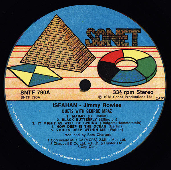 Jimmy Rowles : Isfahan (LP, Album)