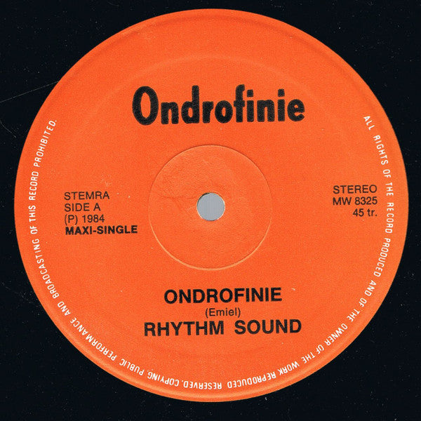 Mr. X And The Rhythm Sounds : Ondrofinie (12")
