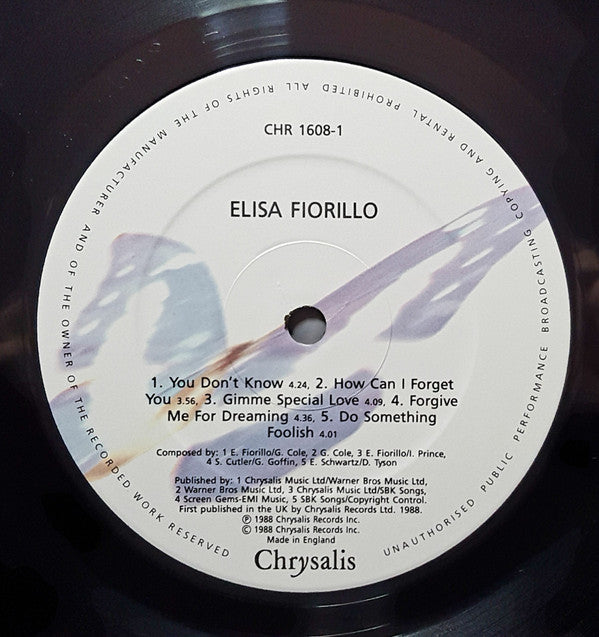Elisa Fiorillo : Elisa Fiorillo (LP, Album)