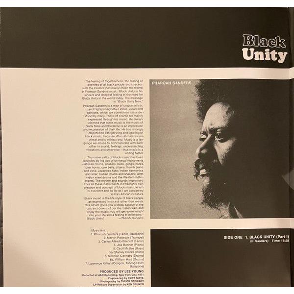 Pharoah Sanders : Black Unity (LP, Album, RE, 180)