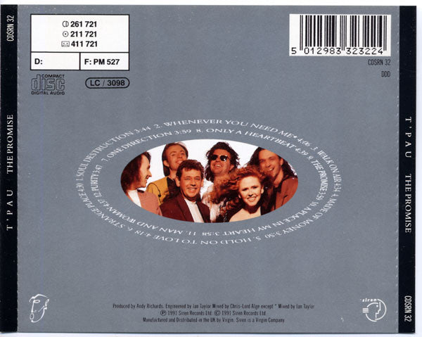 T'Pau : The Promise (CD, Album)