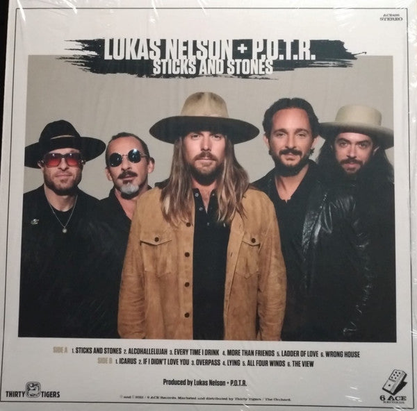 Lukas Nelson + Promise Of The Real : Sticks And Stones (LP, Album, Dar)