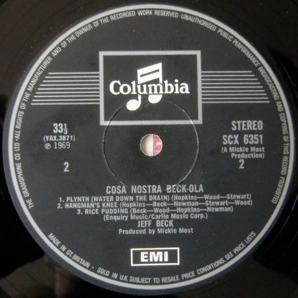 Jeff Beck Group : Beck-Ola (LP, Album)