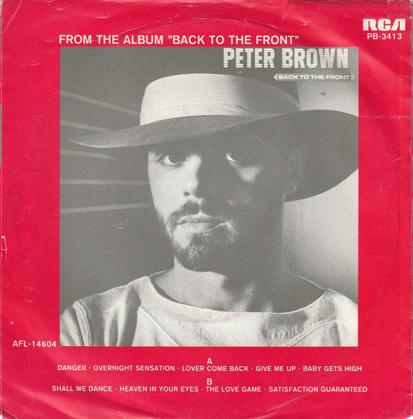 Peter Brown (2) : Baby Gets High (7")