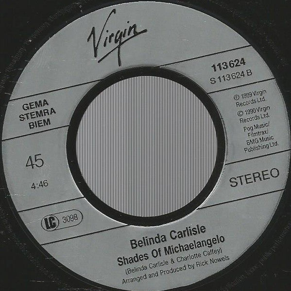 Belinda Carlisle : (We Want) The Same Thing (7", Single)