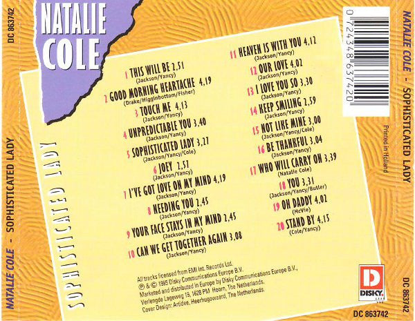 Natalie Cole : Sophisticated Lady (CD, Comp)