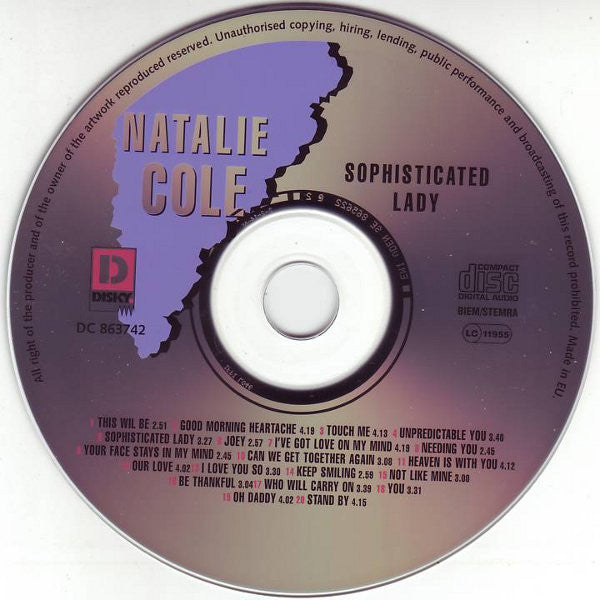 Natalie Cole : Sophisticated Lady (CD, Comp)