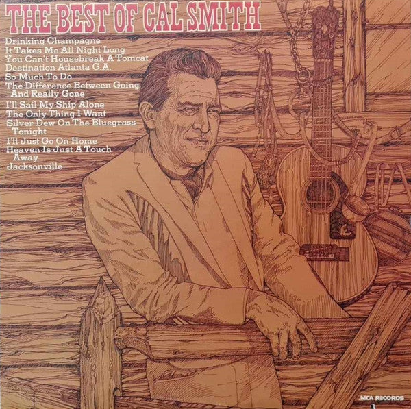 Cal Smith : The Best Of Cal Smith (LP, Comp, RE, Tan)