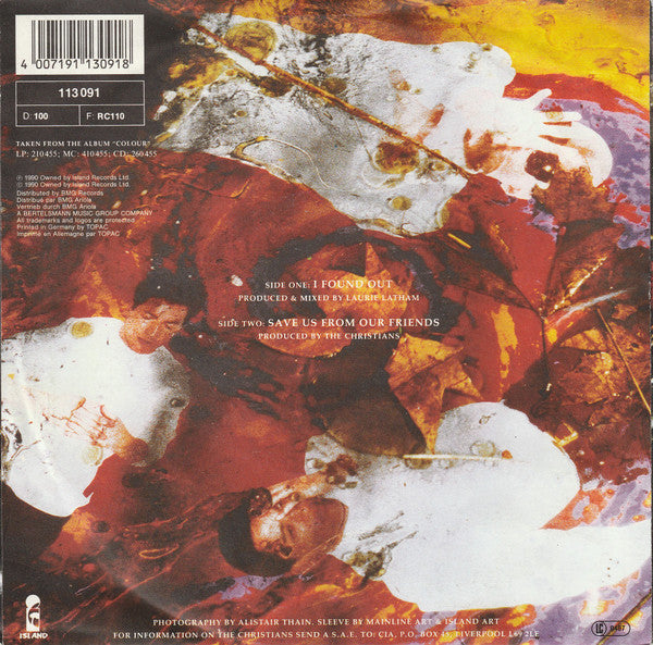 The Christians : I Found Out (7", Single)