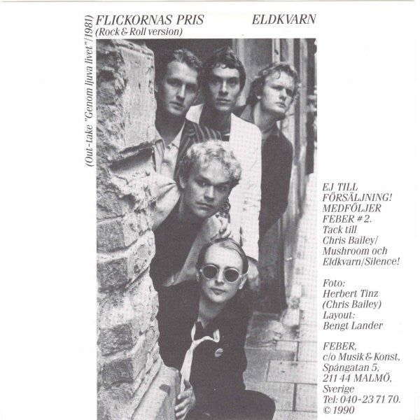 Chris Bailey / Eldkvarn : It's Only Time (Movie Version) / Flickornas Pris (Rock & Roll Version) (7", Single)