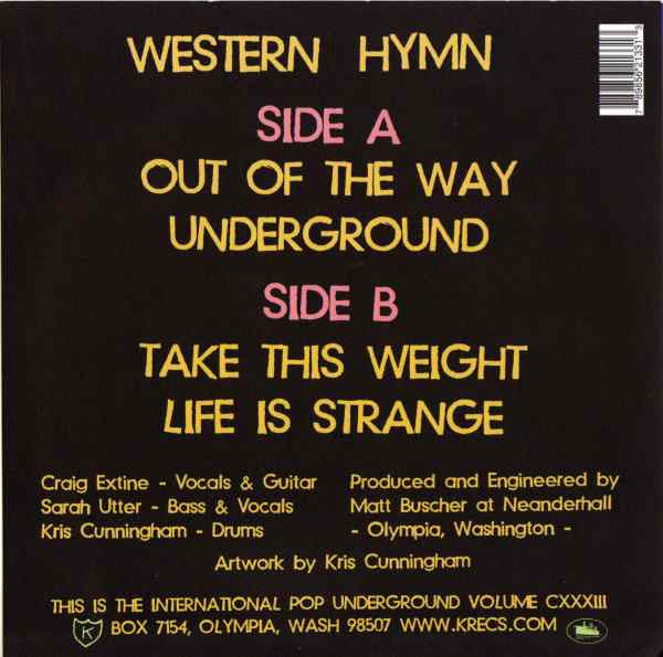 Western Hymn : Out Of The Way (7")