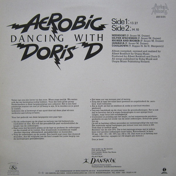 Doris D : Aerobic Dancing With Doris D (LP, Album)