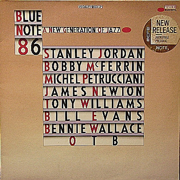 Various : Blue Note 86, A New Generation Of Jazz (LP, Comp, RE)