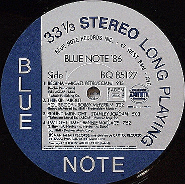 Various : Blue Note 86, A New Generation Of Jazz (LP, Comp, RE)