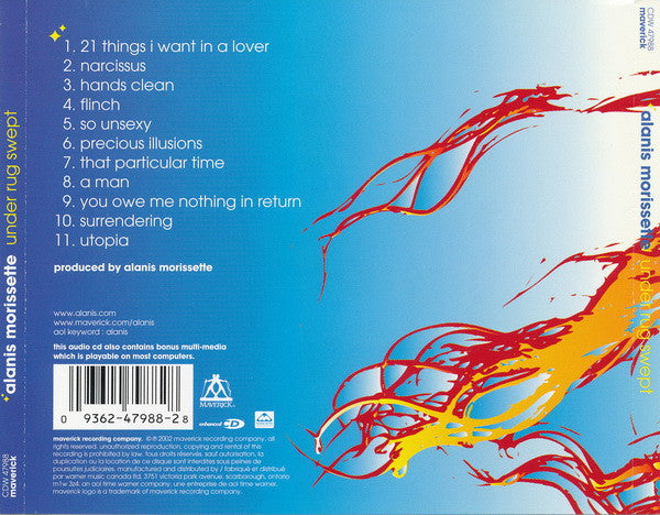 Alanis Morissette : Under Rug Swept (CD, Album, Enh)