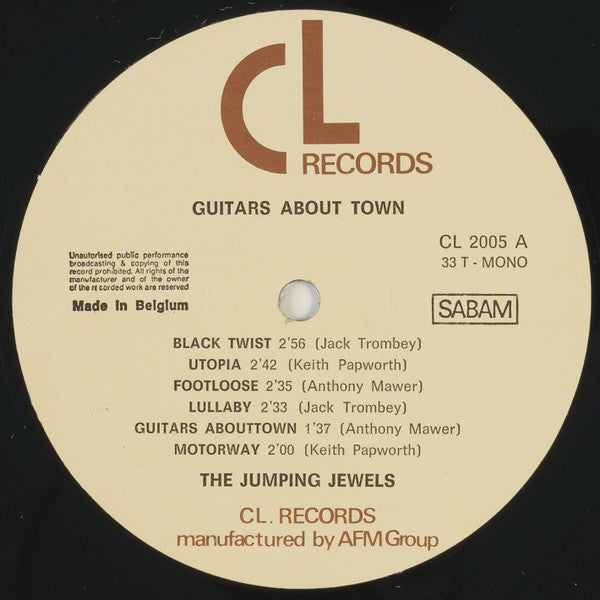 The Jumping Jewels : Guitars About Town (LP, Mono, RE)