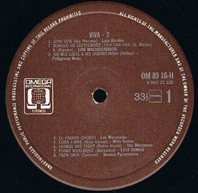 Various : Viva 2 (LP, Comp, Gat)