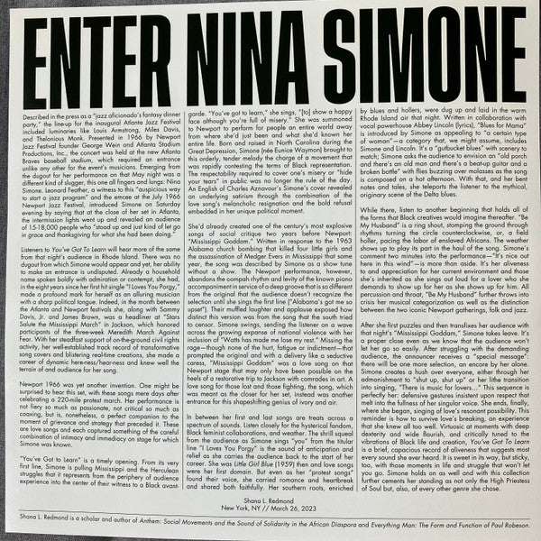Nina Simone : You've Got To Learn (LP, Album, Mag)