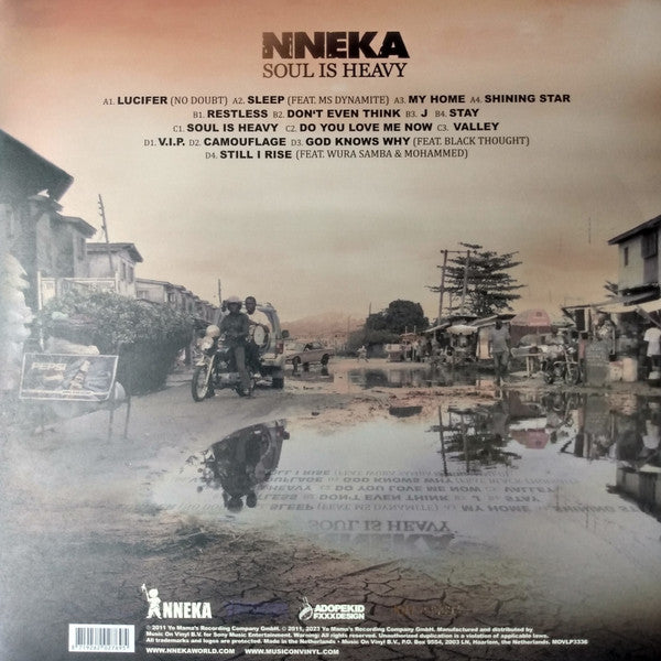 Nneka : Soul Is Heavy (2xLP, Album, Ltd, Num, RE, Gol)