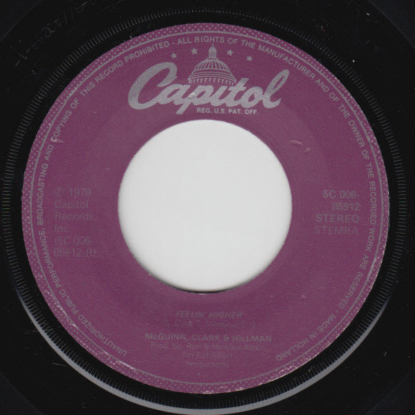 McGuinn, Clark & Hillman : Backstage Pass (7", Single)