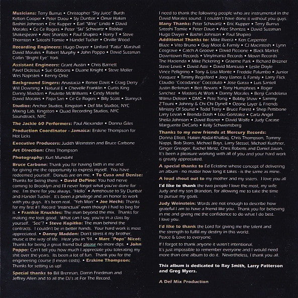 David Morales & The Bad Yard Club : The Program (CD, Album)