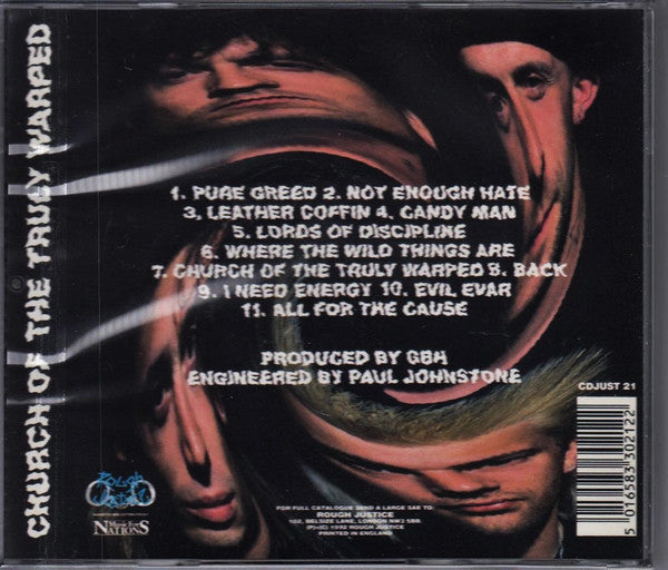 G.B.H. : Church Of The Truly Warped (CD, Album)