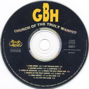 G.B.H. : Church Of The Truly Warped (CD, Album)
