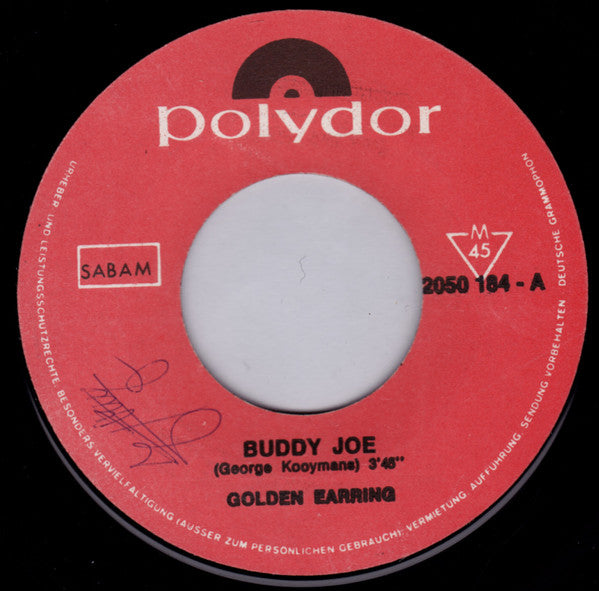 Golden Earring : Buddy Joe  (7", Single)