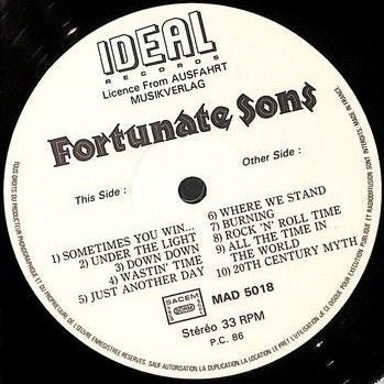 Fortunate Sons : Rising (LP, Album)