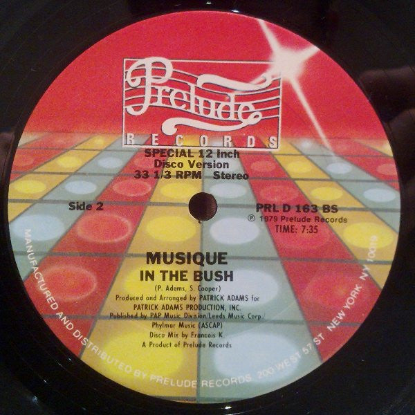 Musique : Keep On Jumpin' / In The Bush (12")